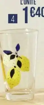 Géant Casino Verre cocktail 31cl CAP CORSE offre