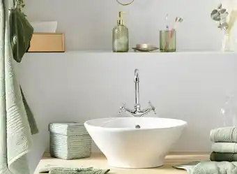 Géant Casino Accessoires salle de bain vert nature offre