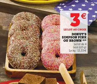 Donut's Simpson Pink Ou Brown
