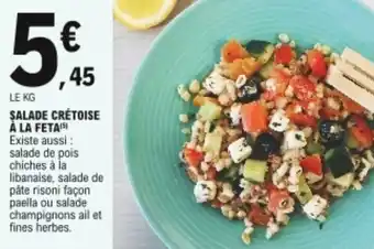 E.Leclerc Salade crétoise à le feta offre