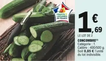E.Leclerc Concombre offre