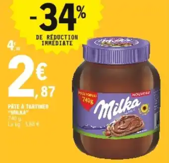 E.Leclerc "MILKA" pâte à tartiner offre
