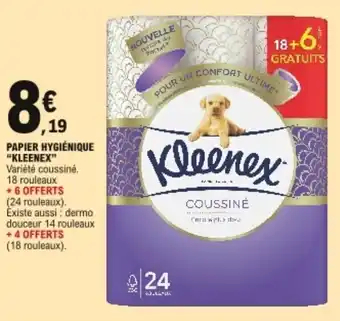 E.Leclerc "KLEENEX" papier hygiénique offre