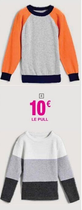 Cora x Carrefour Pull offre