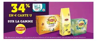 Hyper U La Gamme Lipton offre