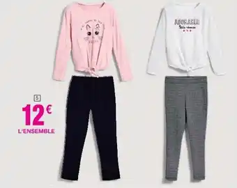 Cora x Carrefour Ensemble long offre