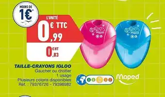 Taille-crayons igloo