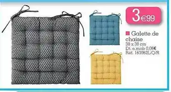 Kandy Galette de chaise offre