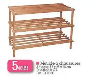 Kandy Meuble à chaussures offre