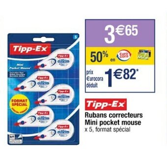 TIPP-EX rubans correcteurs mini pocket mouse