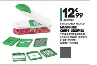 ALDI Mandoline Coupe-légumes Home Creation Kitchen offre