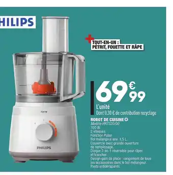 ALDI Robot De Cuisine Philips offre