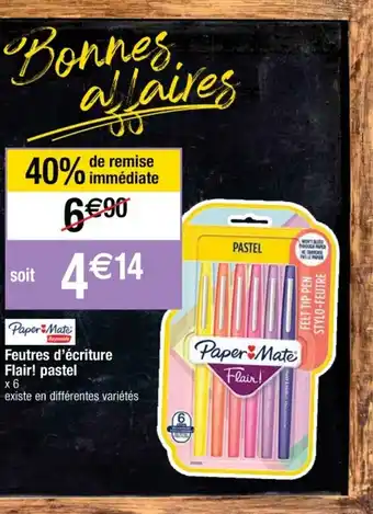 PAPER MATE feutres d'écriture flair! pastel