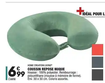 ALDI Coussin Repose Nuque Home Creation Living offre