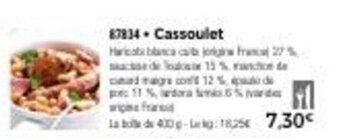 Thiriet Cassoulet offre