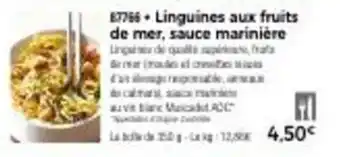 Thiriet Linguines aux fruits de mer offre