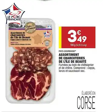 ALDI Assortiment De Charcuteries De L'île De Beauté Pays Gourmand offre