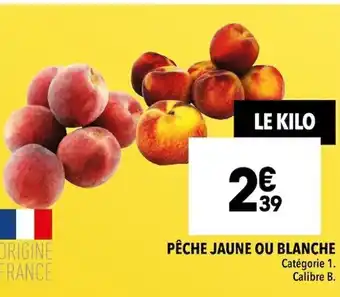 Supeco Pêche Jaune Ou Blanche offre