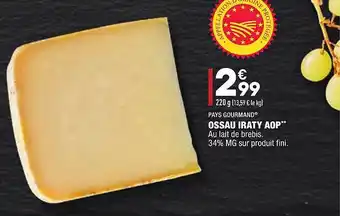 ALDI Ossau Iraty Aop Pays Gourmand offre