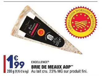 ALDI Brie De Meaux Aop Excellence offre