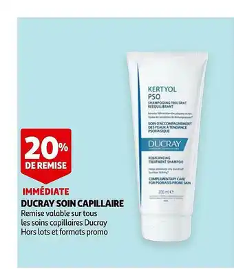 Auchan Ducray Soin Capillaire offre