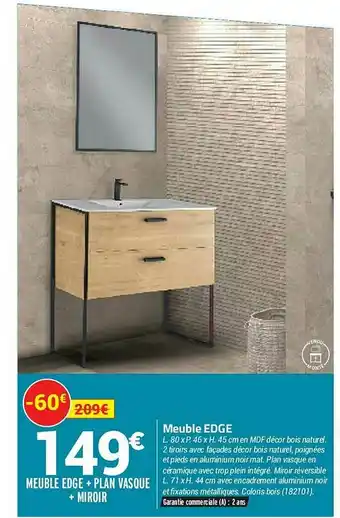 Bricorama Meuble Edge offre