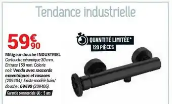 Bricorama Mitigeur Douche Industriel offre