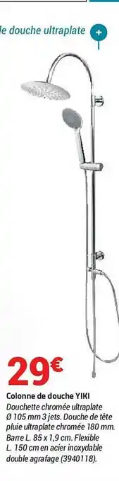 Bricorama Colonne De Douche Yiki offre