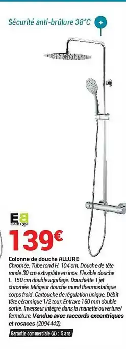 Bricorama Colonne De Douche Allure offre