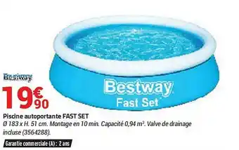 Piscine Autoportante Fast Set Bestway