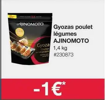 Costco Gyozas Poulet Légumes Ajinomoto offre