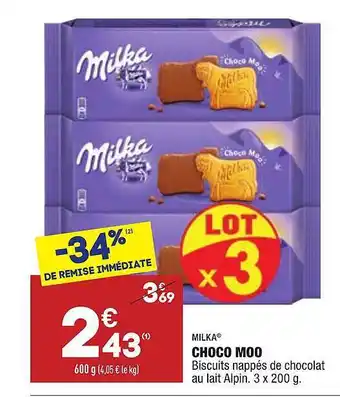 ALDI Choco Moo Milka offre