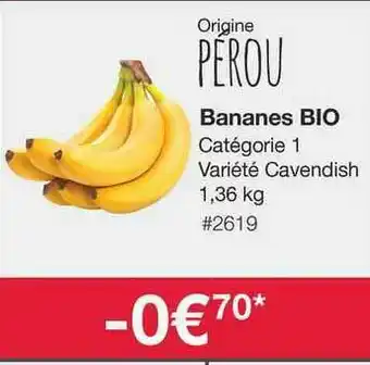 Costco Bananes Bio offre