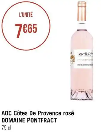 Domaine pontfract aoc côtes de provence rosé