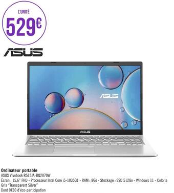 Asus ordinateur portable