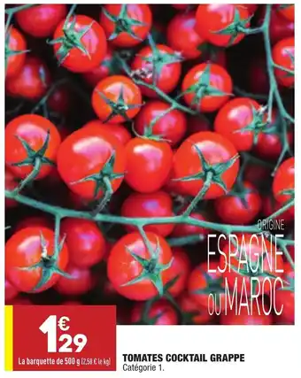 ALDI Tomates Cocktail Grappe offre