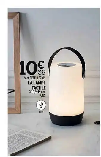 Centrakor La lampe tactile offre
