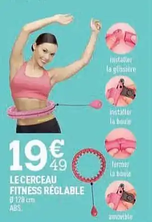 Le cerceau fitness réglable