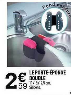 Centrakor Le porte-éponge double offre