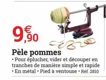 Espace emeraude Pèle pommes offre