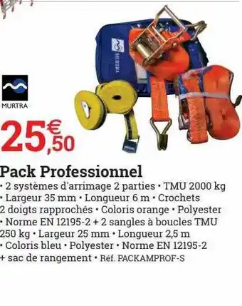 Pack professionnel murtra
