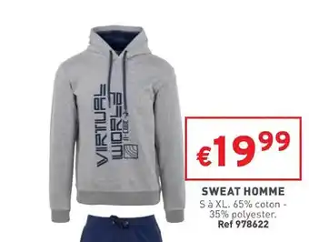 Trafic Sweat homme offre
