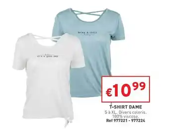 Trafic T-shirt dame offre