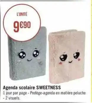Géant Casino Agenda scolaire swetness offre