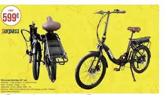 Géant Casino Vélo pliant électrique 20 offre