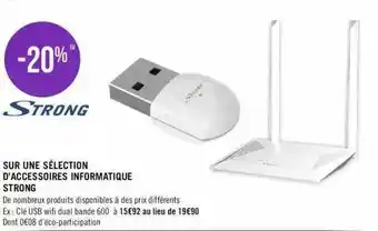 Géant Casino Accessoires informatique strong offre