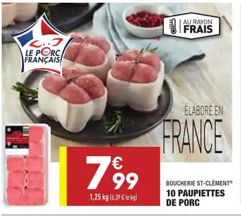 ALDI 10 Paupiettes de Porc offre