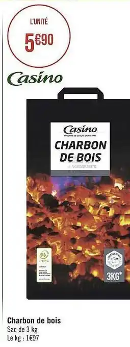 Géant Casino Charbon de bois casino offre