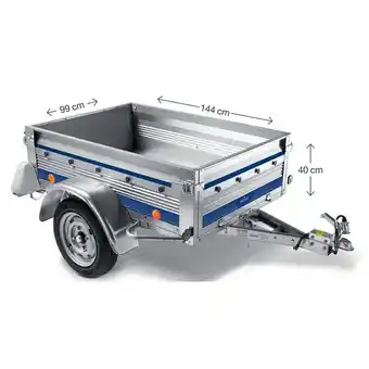 Remorque 500 Kg NORAUTO Premium 150