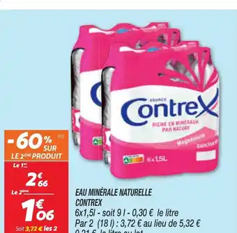 Netto Contrex Eau Minérale Naturelle offre